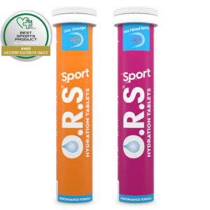 O.R.S Sport Hydration Tablets | Performance Electrolytes for Endurance & Recovery | 20 Packs
