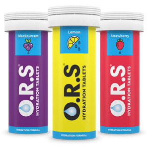 O.R.S Hydration Tablets | Fast-Acting Electrolytes for Daily Rehydration | 12 Packs